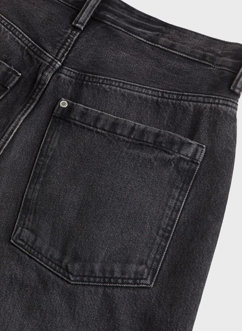 H&M Light Wash Baggy Fit Jeans